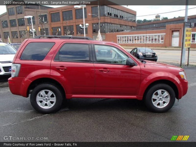 Sangria Red Metallic / Stone 2010 Mercury Mariner V6 4WD