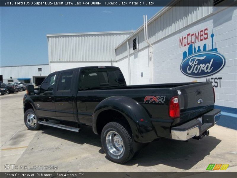Tuxedo Black Metallic / Black 2013 Ford F350 Super Duty Lariat Crew Cab 4x4 Dually