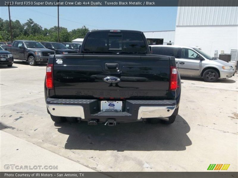 Tuxedo Black Metallic / Black 2013 Ford F350 Super Duty Lariat Crew Cab 4x4 Dually