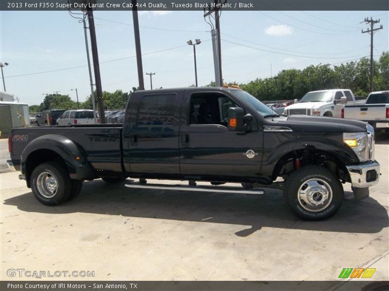 Tuxedo Black Metallic / Black 2013 Ford F350 Super Duty Lariat Crew Cab 4x4 Dually