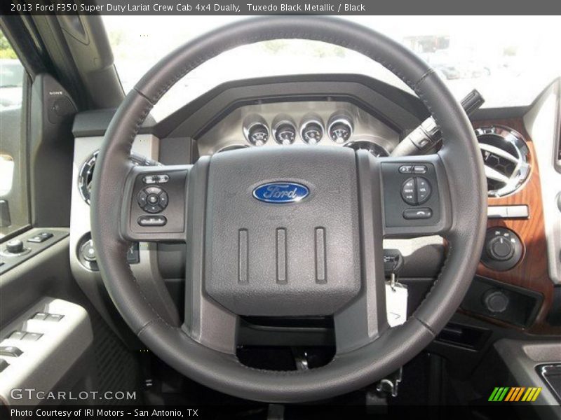 Tuxedo Black Metallic / Black 2013 Ford F350 Super Duty Lariat Crew Cab 4x4 Dually