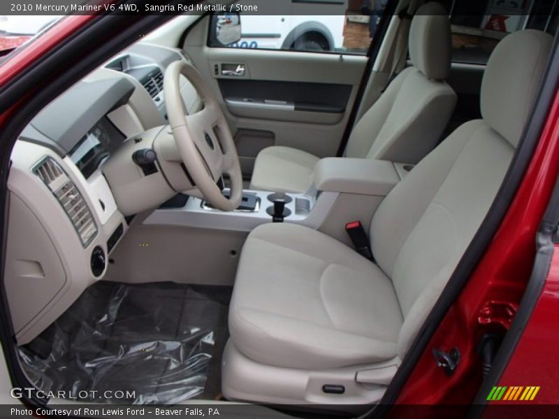  2010 Mariner V6 4WD Stone Interior