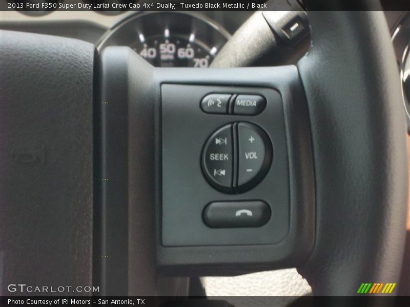 Tuxedo Black Metallic / Black 2013 Ford F350 Super Duty Lariat Crew Cab 4x4 Dually