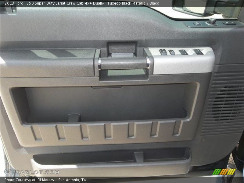 Tuxedo Black Metallic / Black 2013 Ford F350 Super Duty Lariat Crew Cab 4x4 Dually