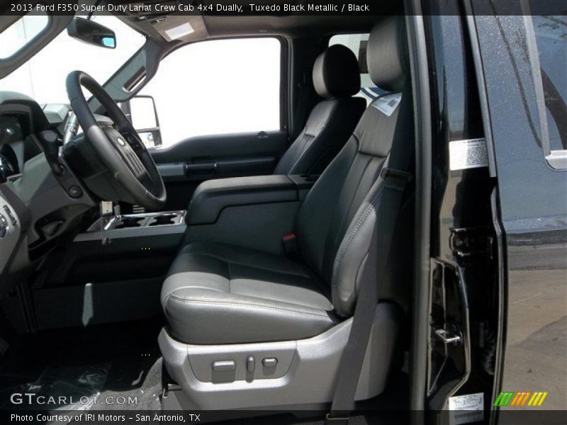 Tuxedo Black Metallic / Black 2013 Ford F350 Super Duty Lariat Crew Cab 4x4 Dually