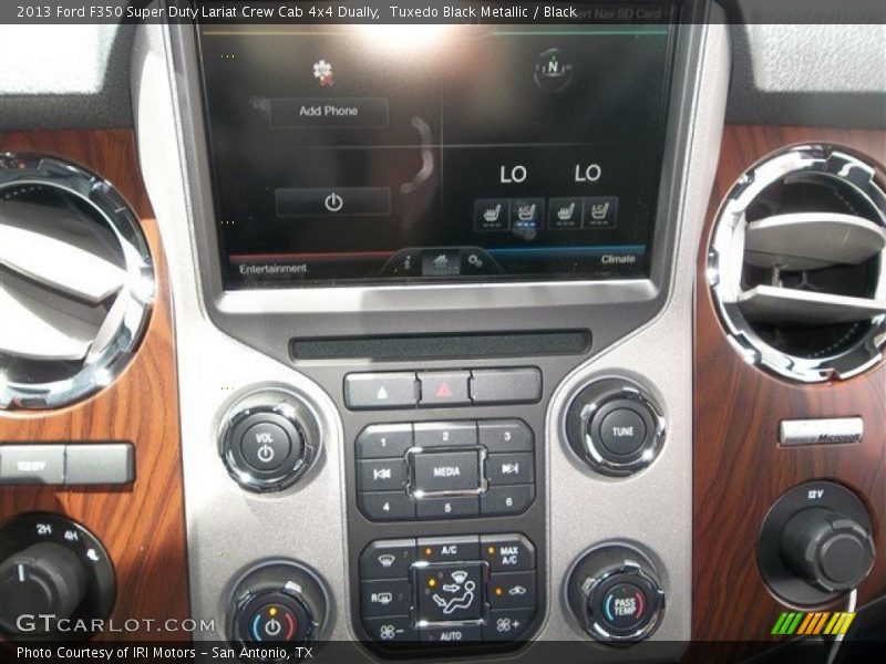 Tuxedo Black Metallic / Black 2013 Ford F350 Super Duty Lariat Crew Cab 4x4 Dually