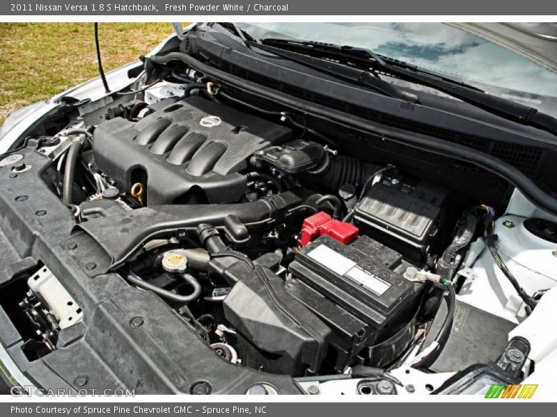  2011 Versa 1.8 S Hatchback Engine - 1.8 Liter DOHC 16-Valve CVTCS 4 Cylinder