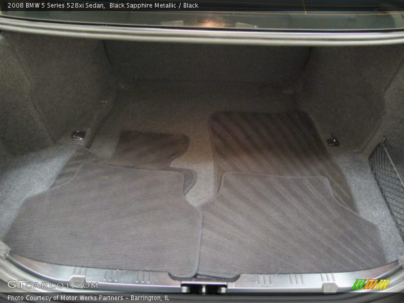 Black Sapphire Metallic / Black 2008 BMW 5 Series 528xi Sedan