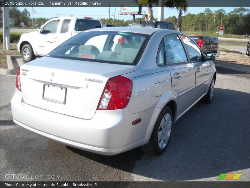 Titanium Silver Metallic / Grey 2008 Suzuki Forenza