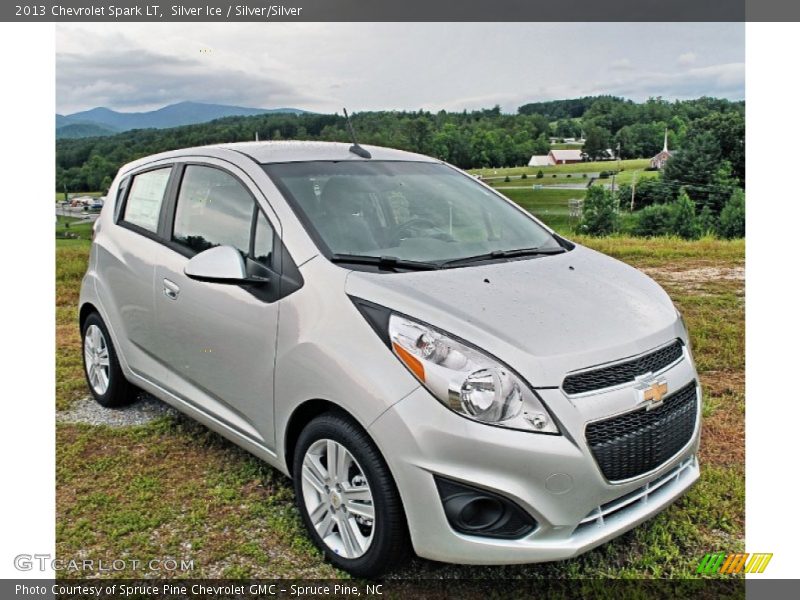 Silver Ice / Silver/Silver 2013 Chevrolet Spark LT
