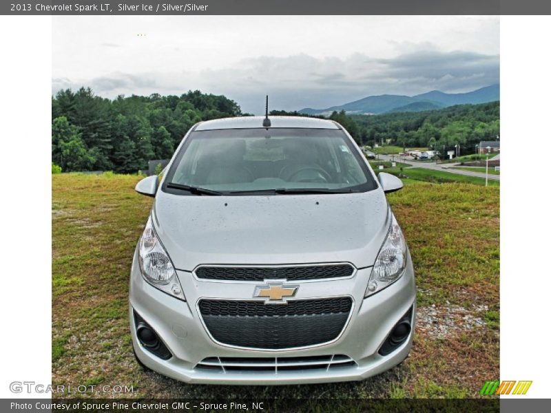 Silver Ice / Silver/Silver 2013 Chevrolet Spark LT