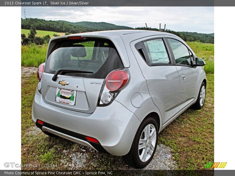Silver Ice / Silver/Silver 2013 Chevrolet Spark LT