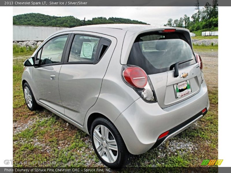 Silver Ice / Silver/Silver 2013 Chevrolet Spark LT