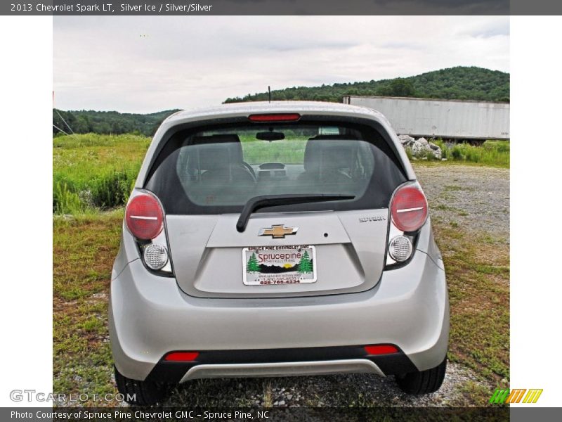 Silver Ice / Silver/Silver 2013 Chevrolet Spark LT