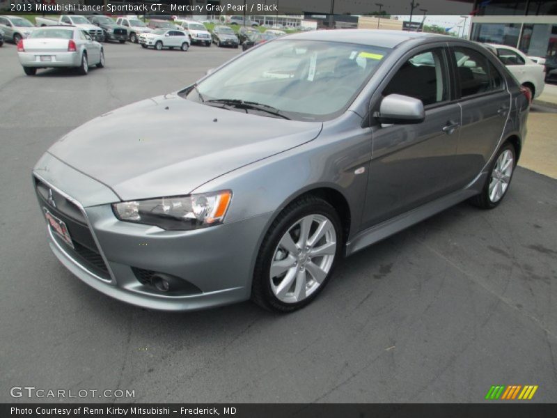 Front 3/4 View of 2013 Lancer Sportback GT