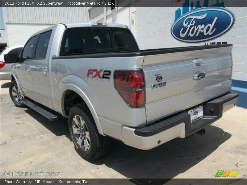 Ingot Silver Metallic / Black 2013 Ford F150 FX2 SuperCrew