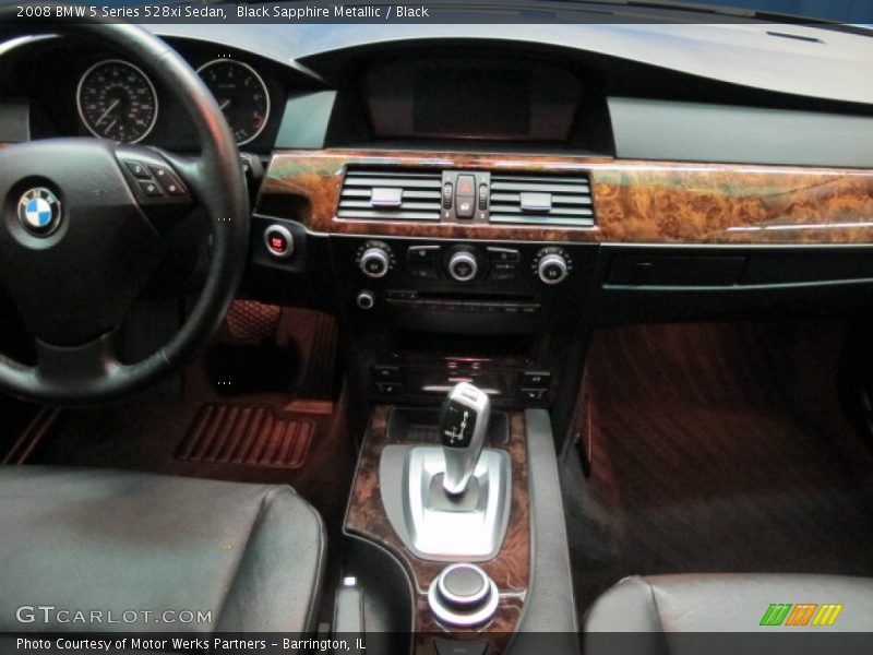 Black Sapphire Metallic / Black 2008 BMW 5 Series 528xi Sedan