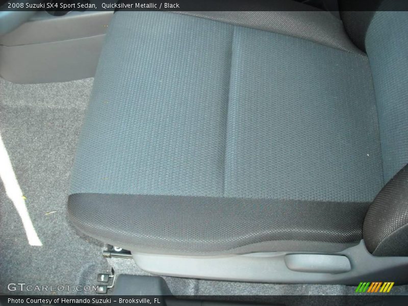 Quicksilver Metallic / Black 2008 Suzuki SX4 Sport Sedan