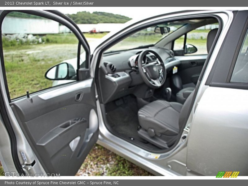 Silver Ice / Silver/Silver 2013 Chevrolet Spark LT