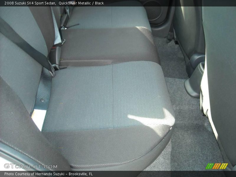 Quicksilver Metallic / Black 2008 Suzuki SX4 Sport Sedan