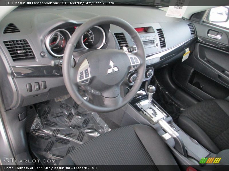  2013 Lancer Sportback GT Black Interior