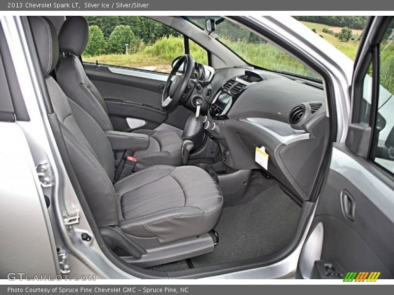 Silver Ice / Silver/Silver 2013 Chevrolet Spark LT