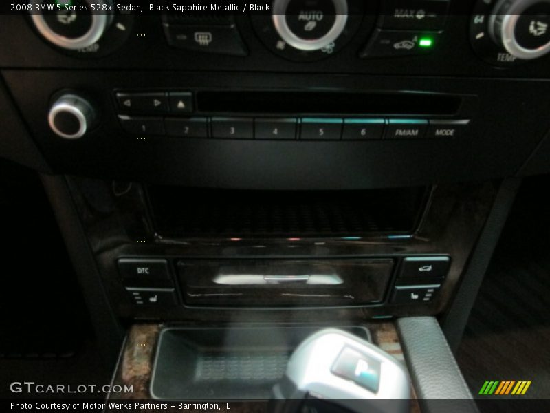 Black Sapphire Metallic / Black 2008 BMW 5 Series 528xi Sedan