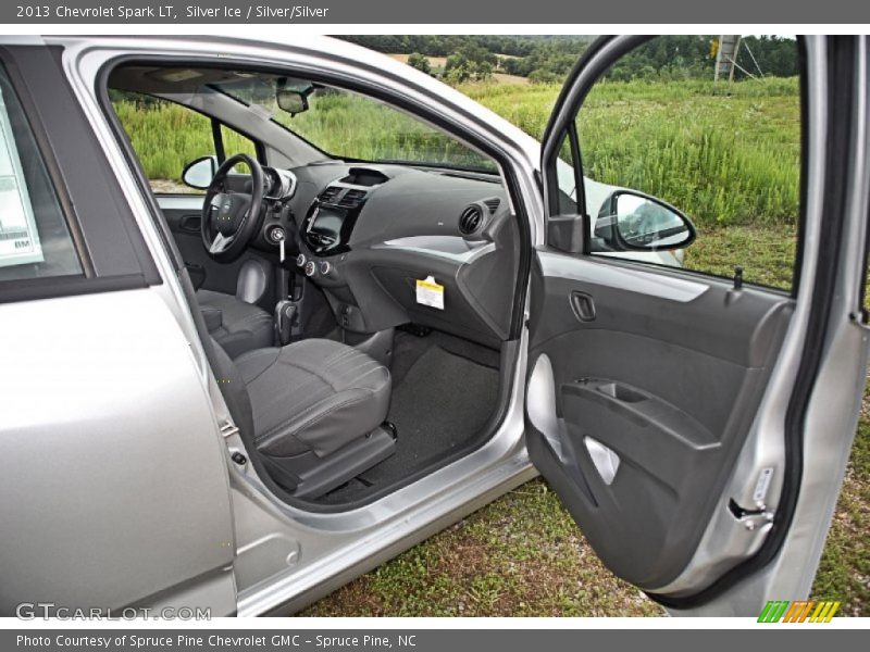 Silver Ice / Silver/Silver 2013 Chevrolet Spark LT