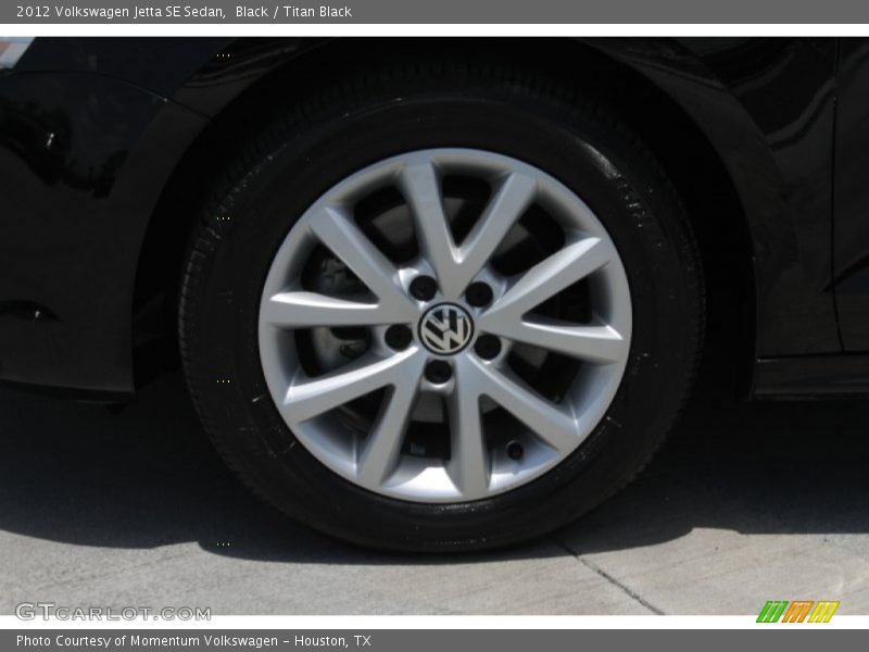 Black / Titan Black 2012 Volkswagen Jetta SE Sedan