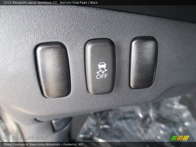 Mercury Gray Pearl / Black 2013 Mitsubishi Lancer Sportback GT