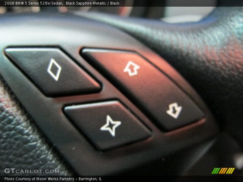 Black Sapphire Metallic / Black 2008 BMW 5 Series 528xi Sedan