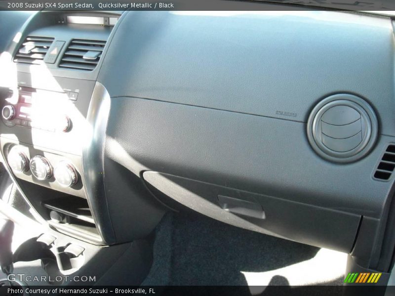 Quicksilver Metallic / Black 2008 Suzuki SX4 Sport Sedan