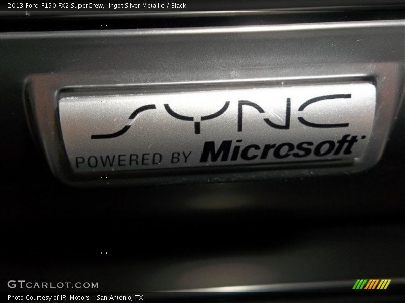 Ingot Silver Metallic / Black 2013 Ford F150 FX2 SuperCrew