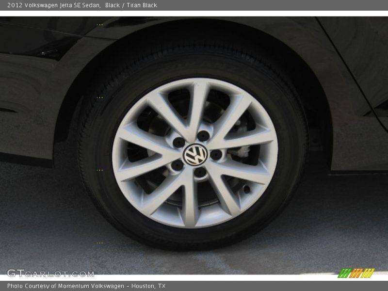 Black / Titan Black 2012 Volkswagen Jetta SE Sedan