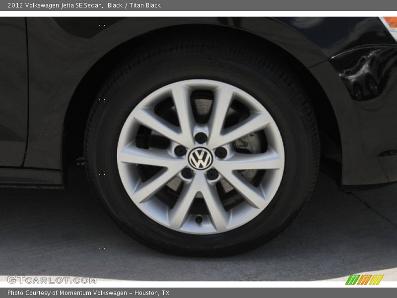 Black / Titan Black 2012 Volkswagen Jetta SE Sedan