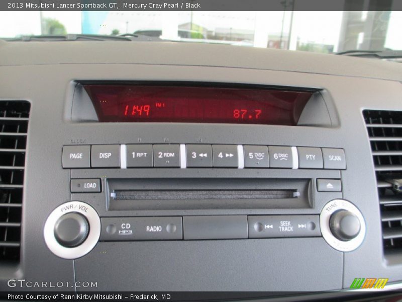 Controls of 2013 Lancer Sportback GT