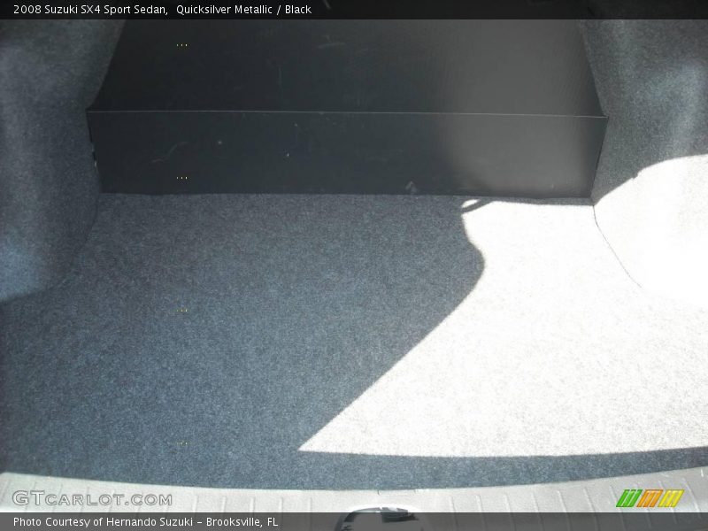Quicksilver Metallic / Black 2008 Suzuki SX4 Sport Sedan