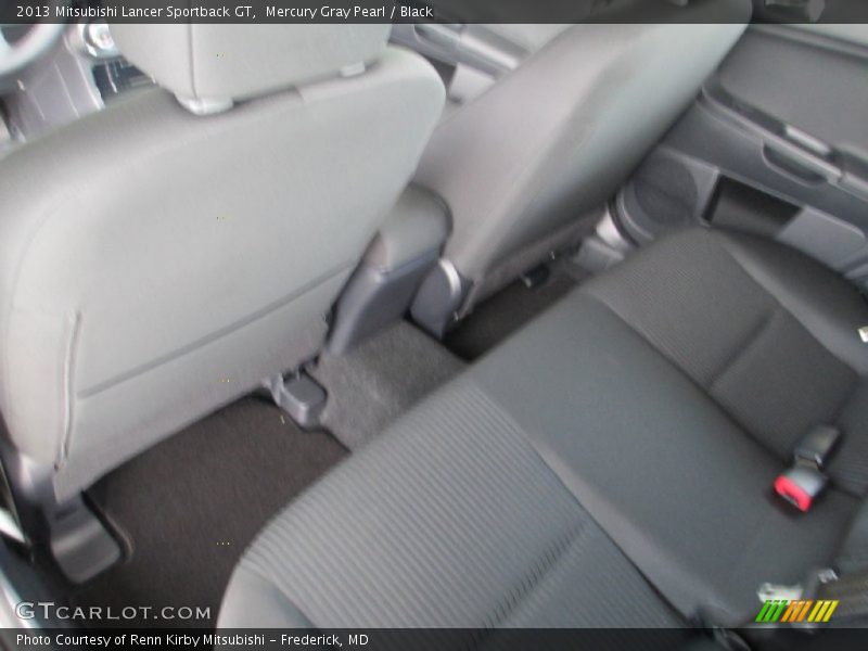Mercury Gray Pearl / Black 2013 Mitsubishi Lancer Sportback GT