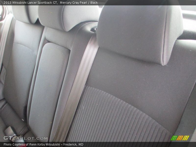 Mercury Gray Pearl / Black 2013 Mitsubishi Lancer Sportback GT