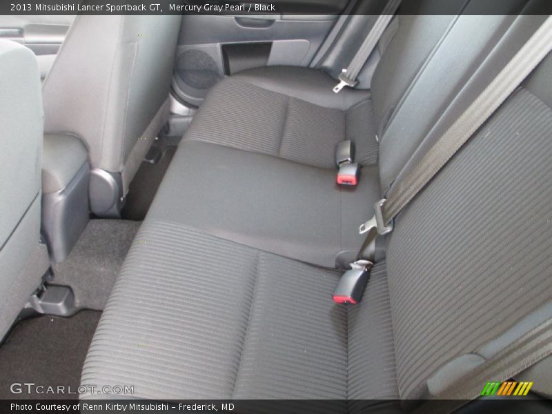 Mercury Gray Pearl / Black 2013 Mitsubishi Lancer Sportback GT