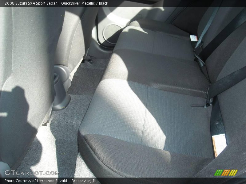 Quicksilver Metallic / Black 2008 Suzuki SX4 Sport Sedan