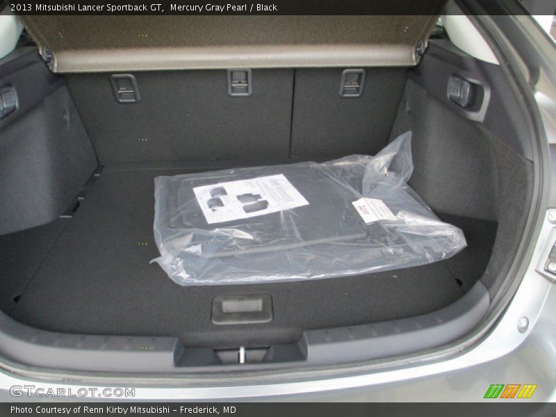 Mercury Gray Pearl / Black 2013 Mitsubishi Lancer Sportback GT