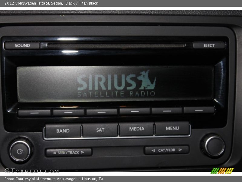 Black / Titan Black 2012 Volkswagen Jetta SE Sedan