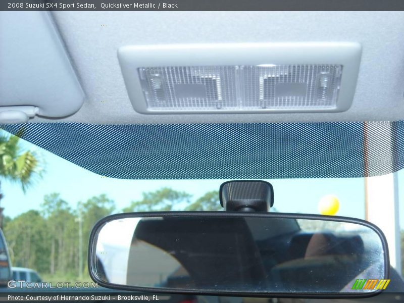Quicksilver Metallic / Black 2008 Suzuki SX4 Sport Sedan