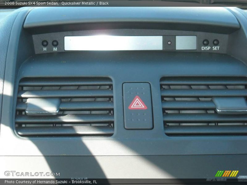 Quicksilver Metallic / Black 2008 Suzuki SX4 Sport Sedan