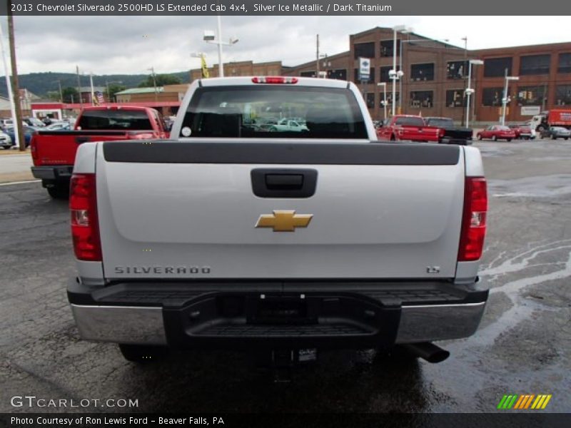Silver Ice Metallic / Dark Titanium 2013 Chevrolet Silverado 2500HD LS Extended Cab 4x4
