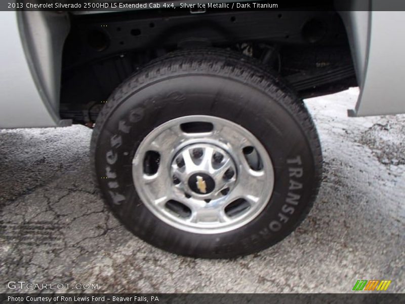 Silver Ice Metallic / Dark Titanium 2013 Chevrolet Silverado 2500HD LS Extended Cab 4x4