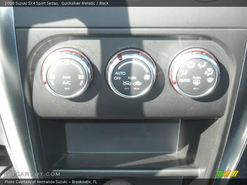 Quicksilver Metallic / Black 2008 Suzuki SX4 Sport Sedan