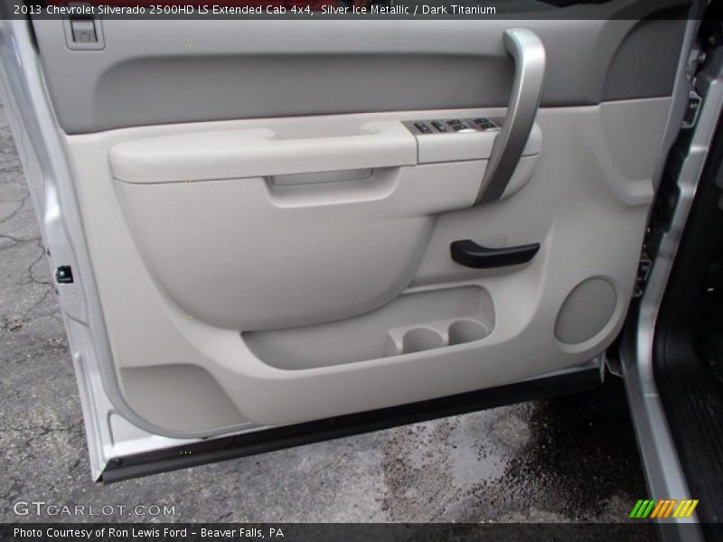 Silver Ice Metallic / Dark Titanium 2013 Chevrolet Silverado 2500HD LS Extended Cab 4x4