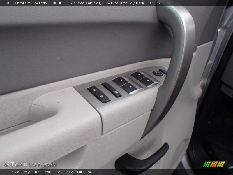 Silver Ice Metallic / Dark Titanium 2013 Chevrolet Silverado 2500HD LS Extended Cab 4x4